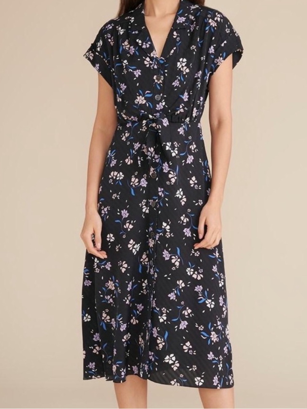 ⭐️Veronica Beard Amani Floral Midi Dress ⭐️